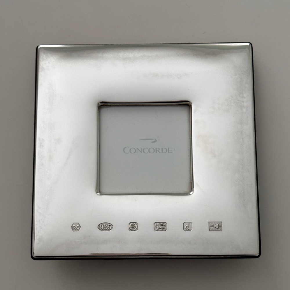 Concorde Sterling Silver Square Picture Frame